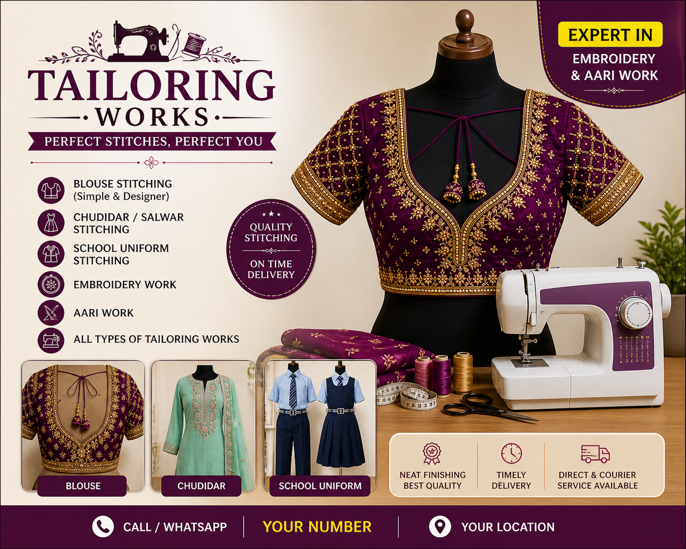 I looking tailoring jobs