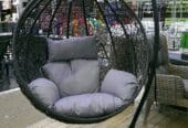 Raj Furniture Premium Single Seater Egg Swing Chair With Stand And cushion
