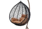 Raj Furniture Premium Single Seater Egg Swing Chair With Stand And cushion
