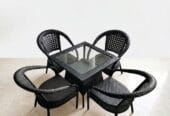 Seating chair 4+1 4 chair 1 table